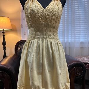 Chic Yellow Mini Dress